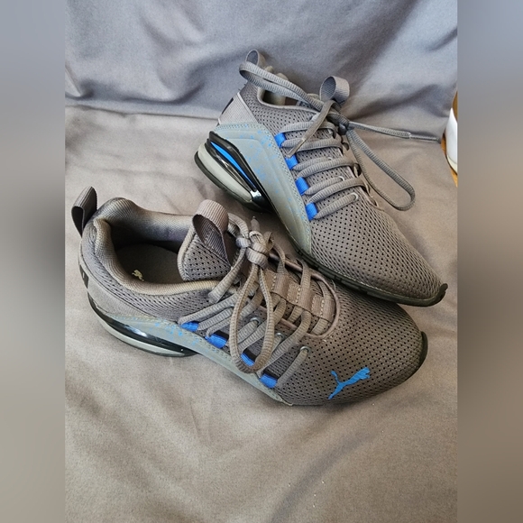 Puma Kids Sneakers - Gray and Blue - Picture 3 of 15